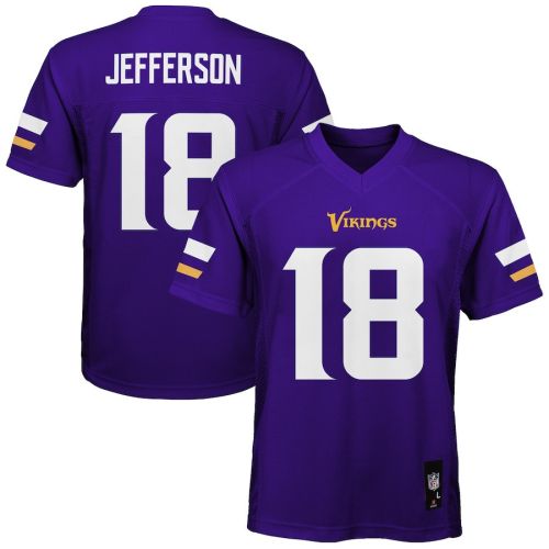 Justin Jefferson 18 Minnesota Vikings YOUTH Game Jersey - Purple