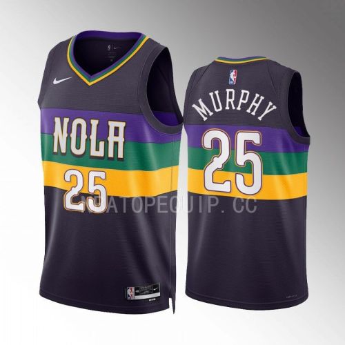 Trey Murphy III 25 New Orleans Pelicans Purple Jersey 2022-23 City Edition Swingman