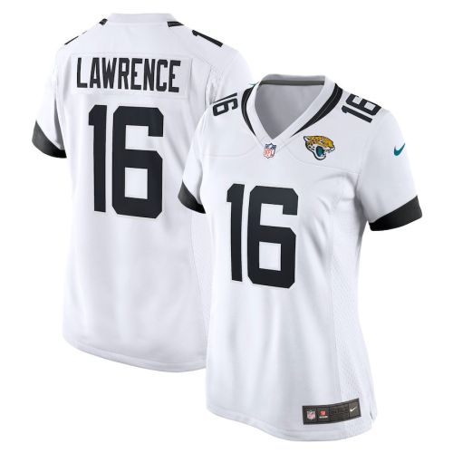 Trevor Lawrence 16 Jacksonville Jaguars Women's Game Jersey - White