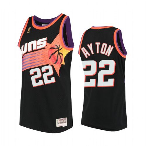 Deandre Ayton 22 Phoenix Suns Hardwood Classics Jersey Black