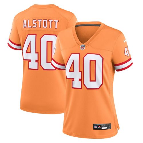 Mike Alstott 40 Tampa Bay Buccaneers Women Throwback Game Jersey - Orange