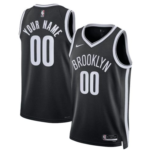 Brooklyn Nets Custom 00 Men 2022/23 Swingman Jersey - Icon Edition