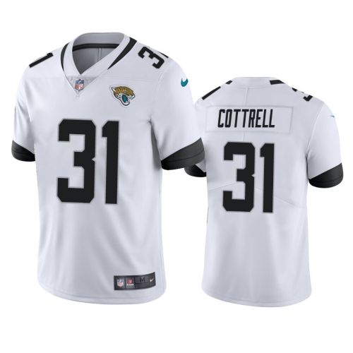 Nathan Cottrell 31 Jacksonville Jaguars White Vapor Limited Jersey