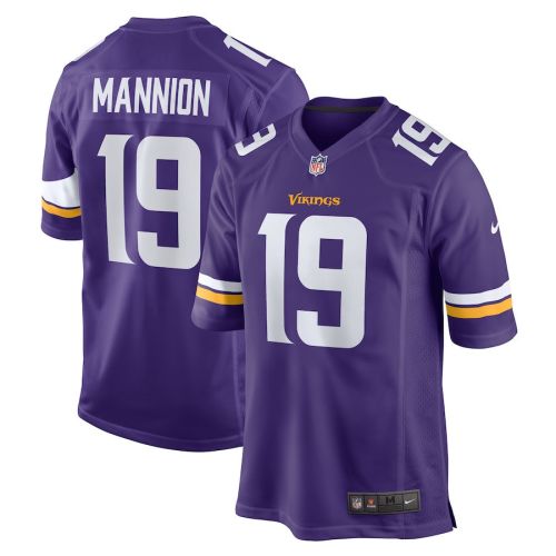 Sean Mannion 19 Minnesota Vikings Game Men Jersey - Purple