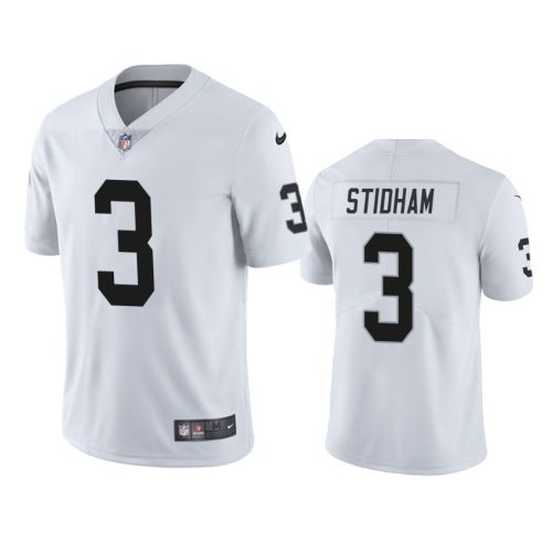 Men's JerseyLas Vegas Raiders Jarrett Stidham 3 White Vapor Limited Jersey