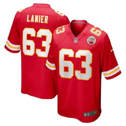 Willie Lanier 63 Kansas City Chiefs Men Retired Jersey - Red