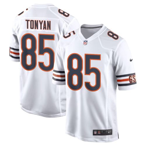 Robert Tonyan 85 Chicago Bears Men Game Jersey - White