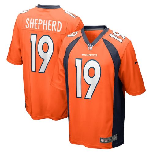 Darrius Shepherd Denver Broncos Game Player Jersey - Orange