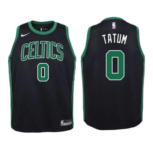 Youth Celtics Jayson Tatum 0 Statet Edition Black Jersey