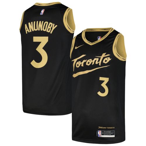 OG Anunoby 3 Toronto Raptors Swingman Men Jersey - City Edition - Black