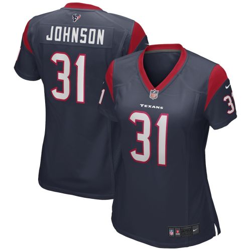 David Johnson 31 Houston Texans Women's Game Jersey - Navy