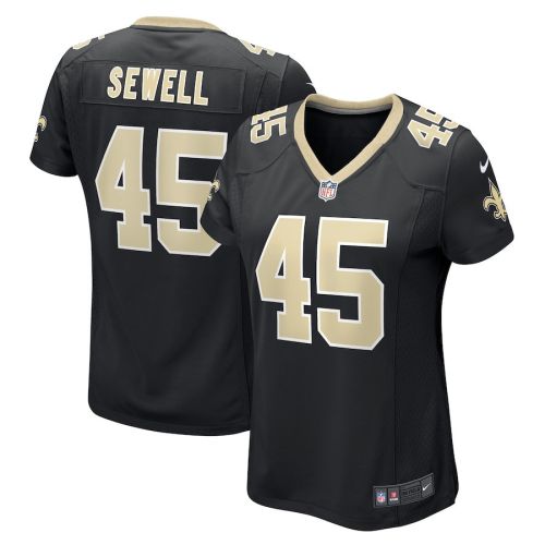 Nephi Sewell New Orleans Saints Women's Game Player Jersey - Black