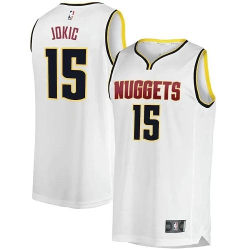 Nikola Jokic Denver Nuggets Fast Break Player Jersey - Association Edition - White