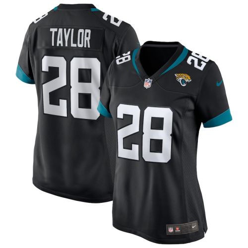 Fred Taylor 28 Jacksonville Jaguars Women Game Retired Jersey - Black