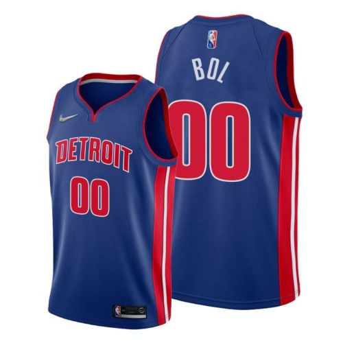 Bol Bol 00 Detroit Pistons 2022 Association Edition White Jersey - Men Jersey