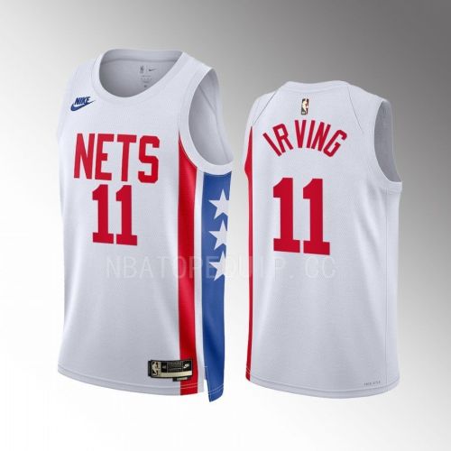 Kyrie Irving 11 2022-23 Brooklyn Nets White Classic Edition Men Jersey Swingman