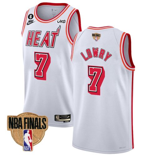 Kyle Lowry 7 Miami Heat Final Champions 2023 Swingman Jersey - Classic Edition - White