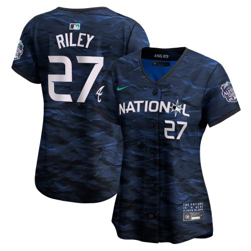 Austin Riley 27 National League Women's 2023 MLB All-Star Game Limited Jersey - Royal