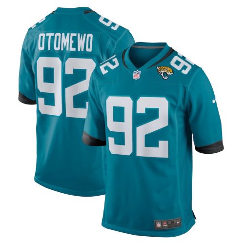 Esezi Otomewo 92 Jacksonville Jaguars Men's Team Game Jersey - Teal