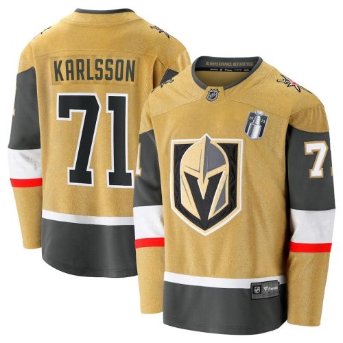 William Karlsson 71 Vegas Golden Knights 2023 Stanley Cup Final Home Breakaway Player Jersey - Gold