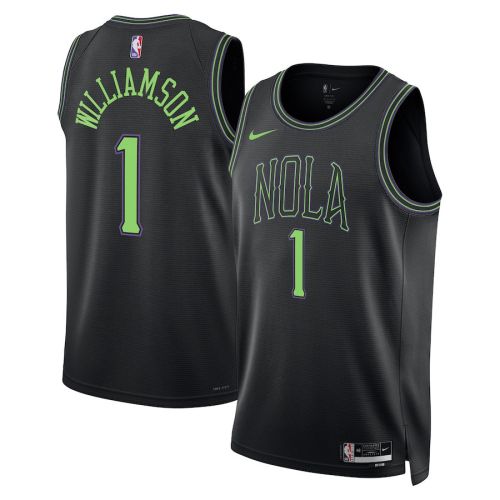 Zion Williamson 1 New Orleans Pelicans 2023/24 City Edition Swingman Jersey - Black