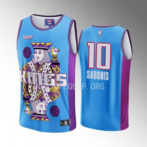 Domantas Sabonis 10 Sacramento Kings NBA & KidSuper Studios Unisex Hometown Jersey