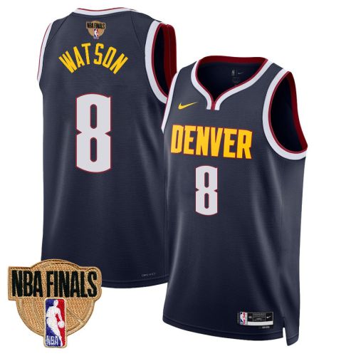 Peyton Watson 8 Denver Nuggets Final Champions 2023 Swingman YOUTH Jersey - Black