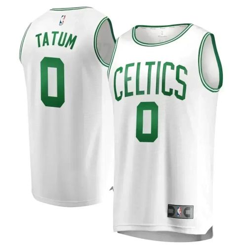 Jayson Tatum Boston Celtics Fast Break Away Jersey White - Association Edition