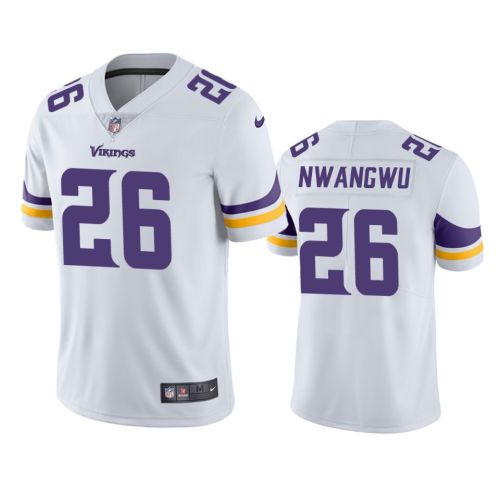 Minnesota Vikings Kene Nwangwu 26 White Vapor Limited Jersey