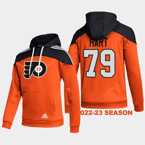 Philadelphia Flyers 79 Carter Hart 2022-23 Stylish Orange Hoodie Pullover