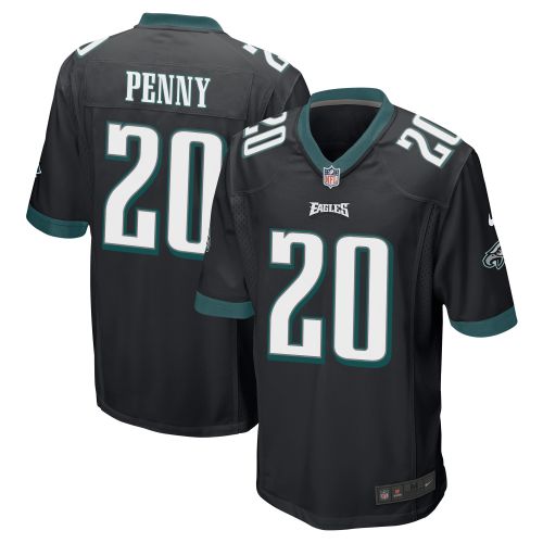 Rashaad Penny 20 Philadelphia Eagles Men Game Jersey - Black