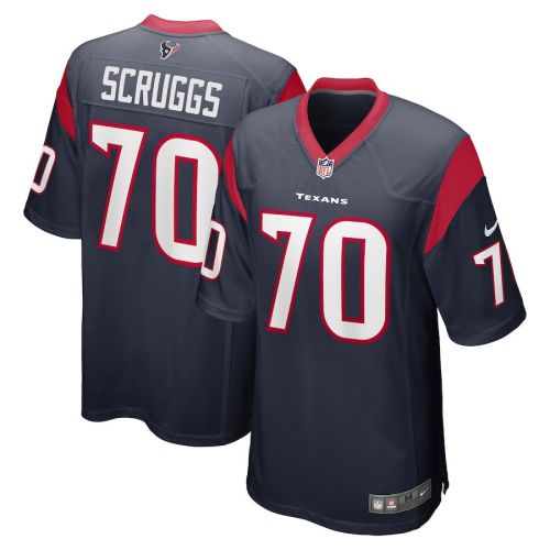 Juice Scruggs 70 Houston Texans Team Game Men Jersey - Navy