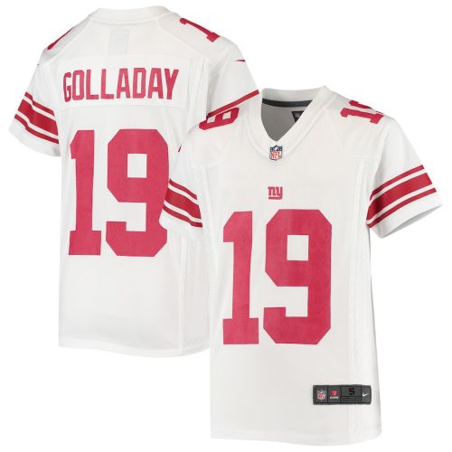 Kenny Golladay 19 New York Giants Youth Game Jersey - White