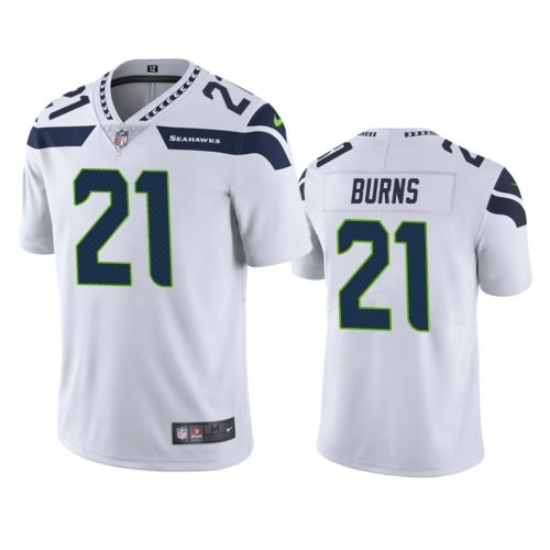 Men's JerseyArtie Burns 21 Seattle Seahawks White Vapor Limited Jersey