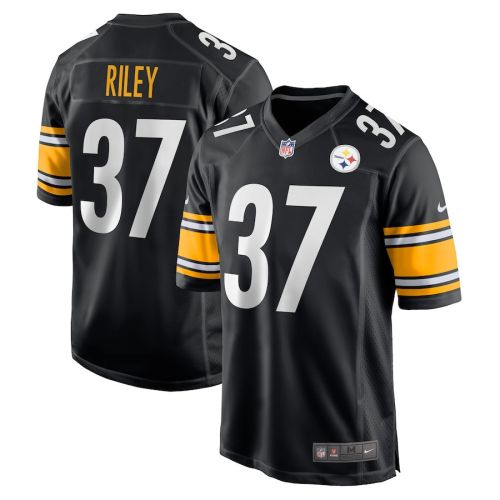 Elijah Riley Pittsburgh Steelers Game Player Jersey - Black