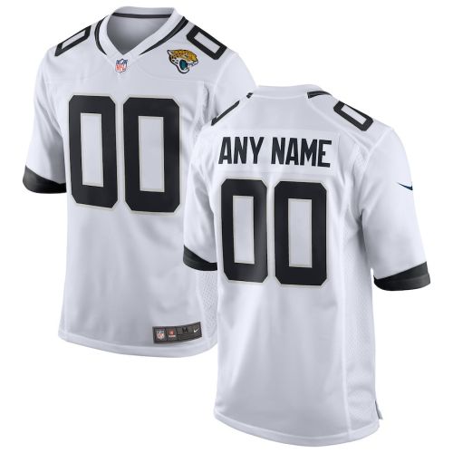 Jacksonville Jaguars Custom Men Custom Jersey - White