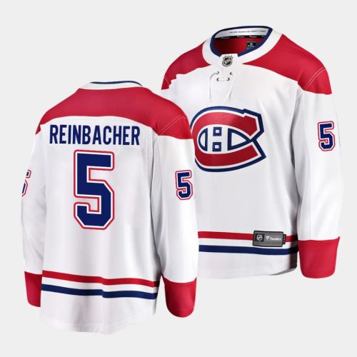 David Reinbacher #5 Montreal Canadiens 2023 NHL Draft Away Men Jersey - White