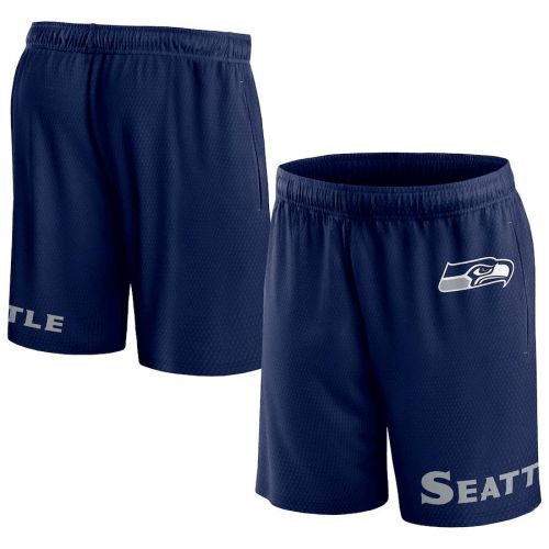 Seattle Seahawks Team College Navy Clincher Shorts - Men