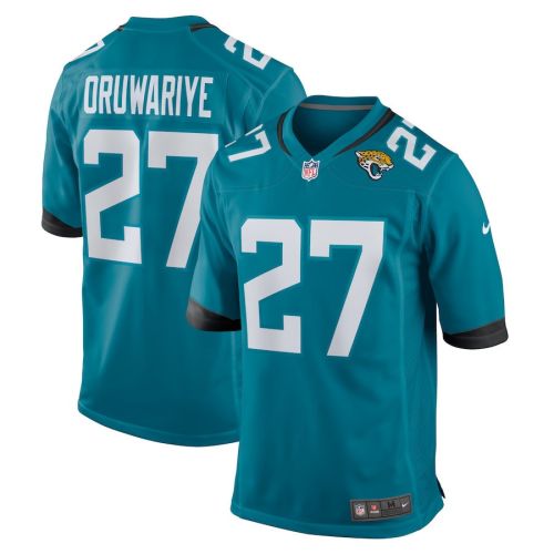 Amani Oruwariye 27 Jacksonville Jaguars Game Men Jersey - Teal