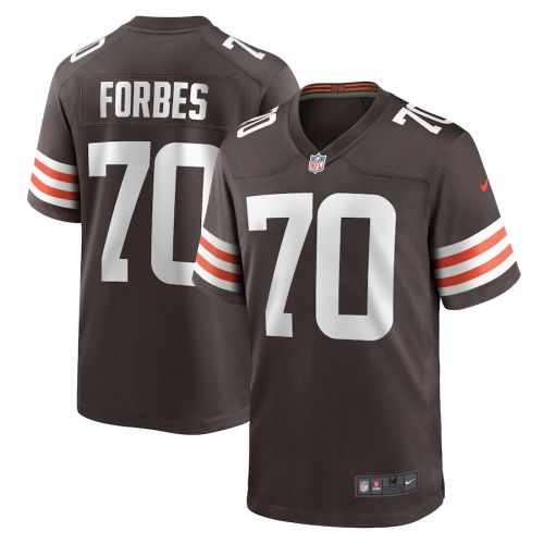 Drew Forbes 70 Cleveland Browns Men's Team Game Jersey - Brown