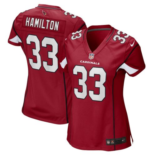 Antonio Hamilton 33 Arizona Cardinals Women Game Jersey - Cardinal