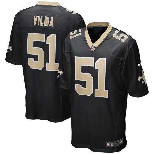 Jonathan Vilma 51 New Orleans Saints Men Game Retired Jersey - Black