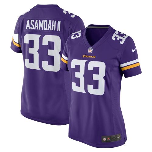 Brian Asamoah Minnesota Vikings Women's Player Game Jersey - Purple