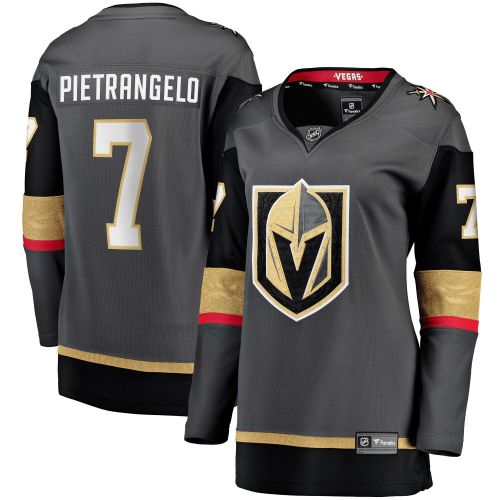 Women's Alex Pietrangelo Black Vegas Golden Knights Breakaway Player Jersey Jersey