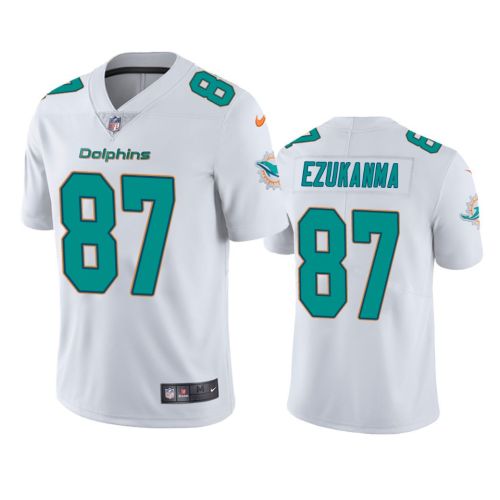 Erik Ezukanma 87 Miami Dolphins White Vapor Limited Jersey