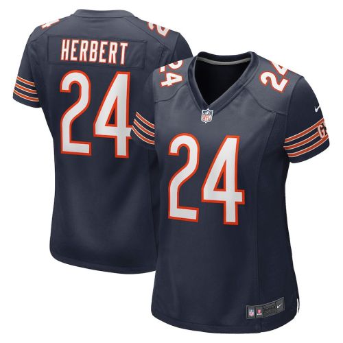 Khalil Herbert 24 New York Giants Women Game Jersey - Navy