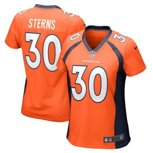 Caden Sterns 30 Denver Broncos Women's Game Jersey - Orange