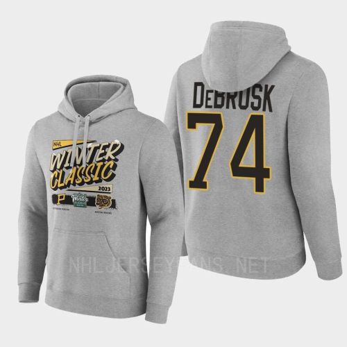 Jake DeBrusk 74 Boston Bruins 2022-23 Winter Hoodie Pullover