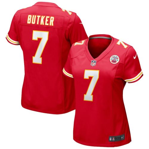 Harrison Butker 7 Kansas City Chiefs Game Women Jersey - Red