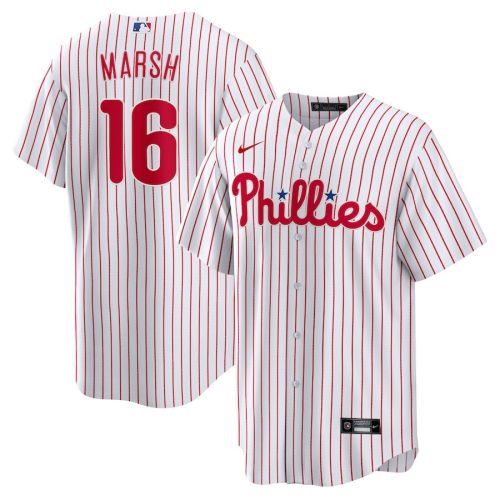 Brandon Marsh 16 Philadelphia Phillies Men Jersey - White